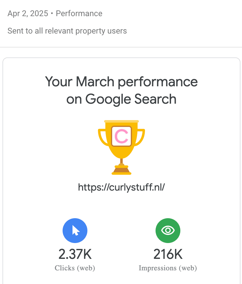 After - SEO performance
