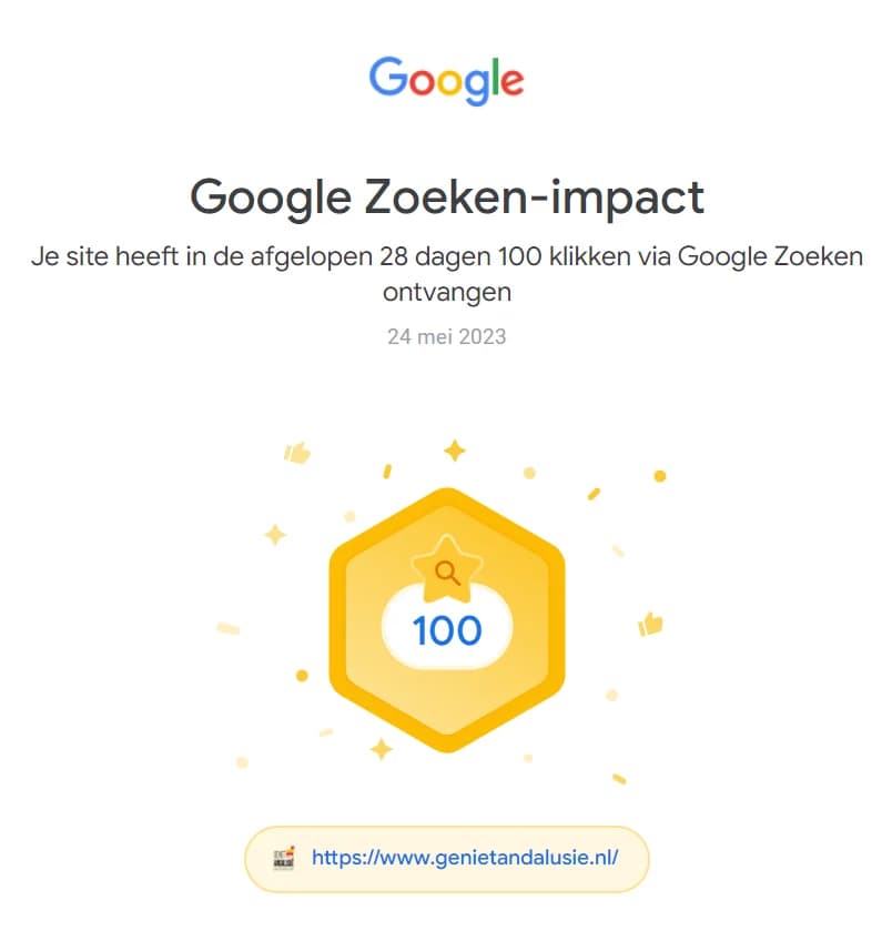 Before - SEO performance