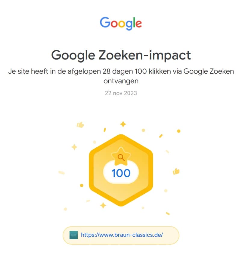 Before - SEO performance