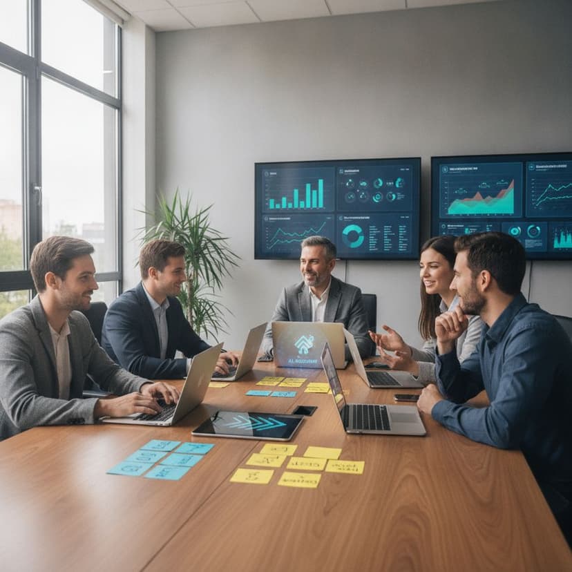 AI strategie invoeren met teamrollen die werken